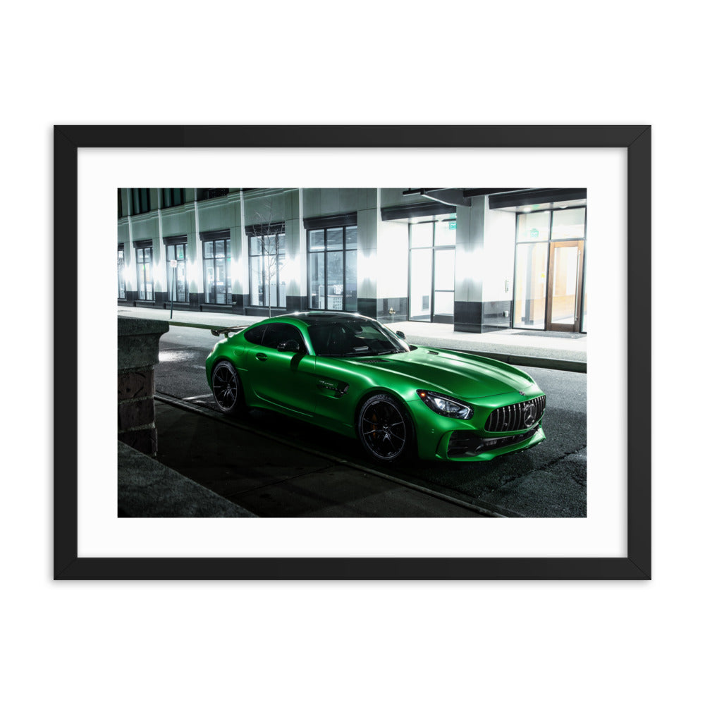 Art Poster Mercedes AMG GTR Car Poster