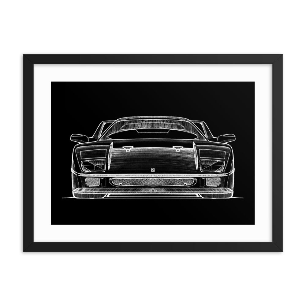 FERRARI F40 Sketch