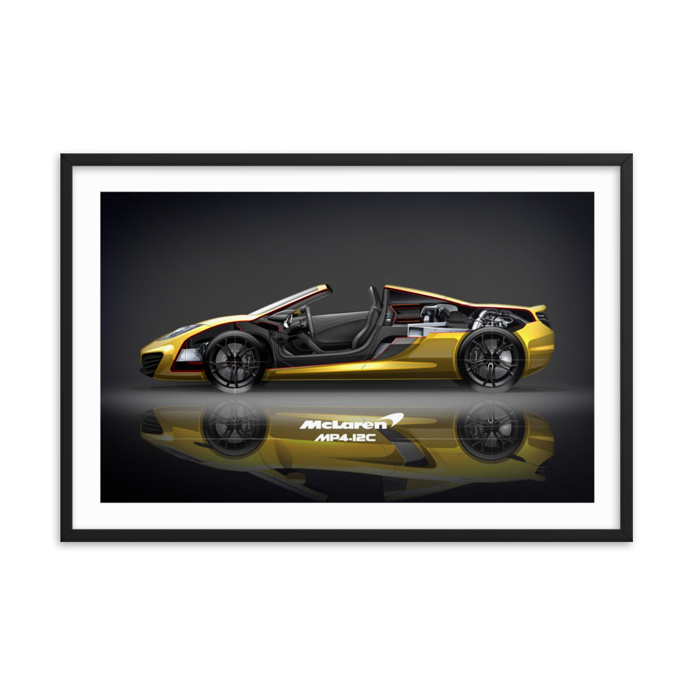 MCLAREN MP4-12C SPYDER N.01 - CUTAWAY