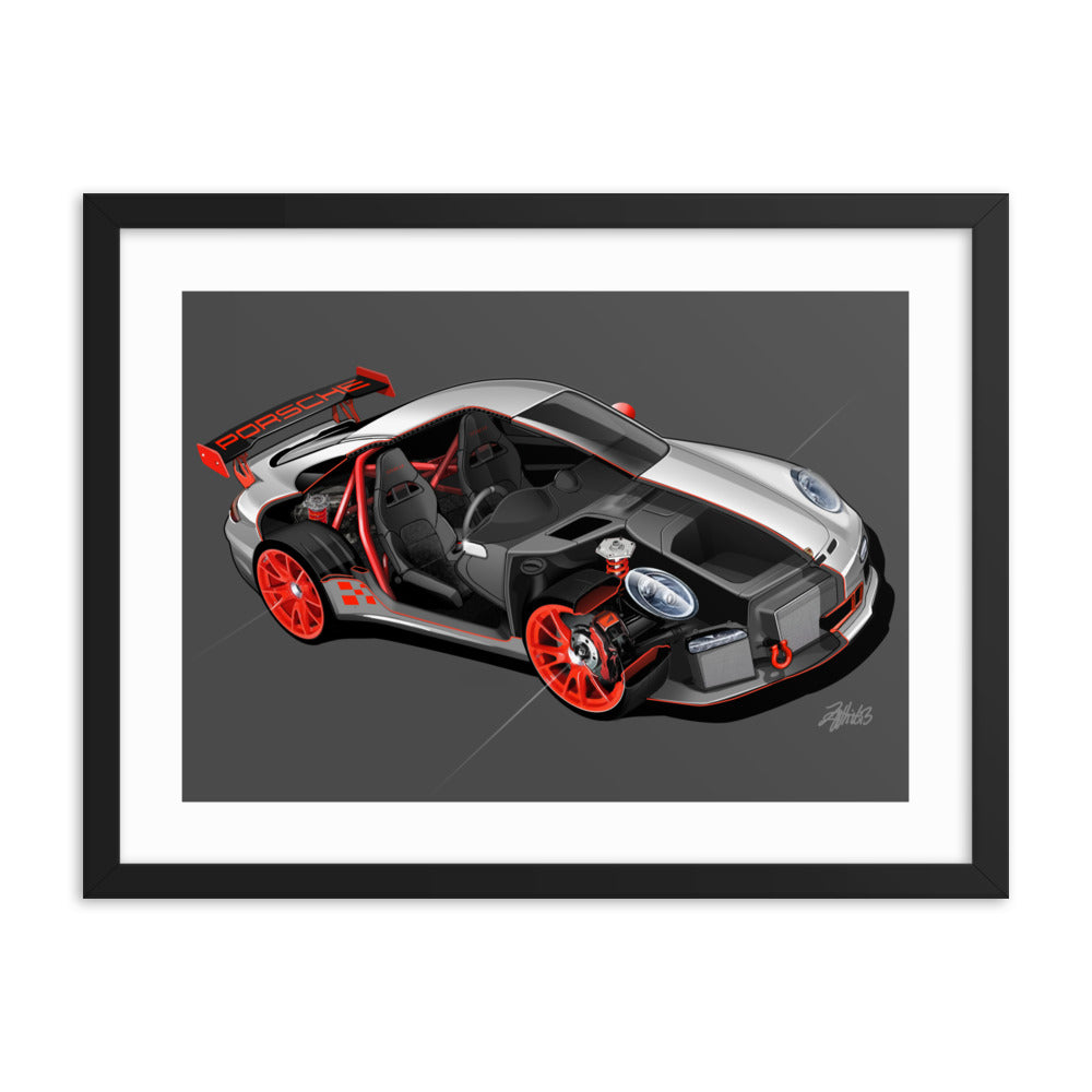 PORSCHE 911 GT3 RS N.02 - CUTAWAY