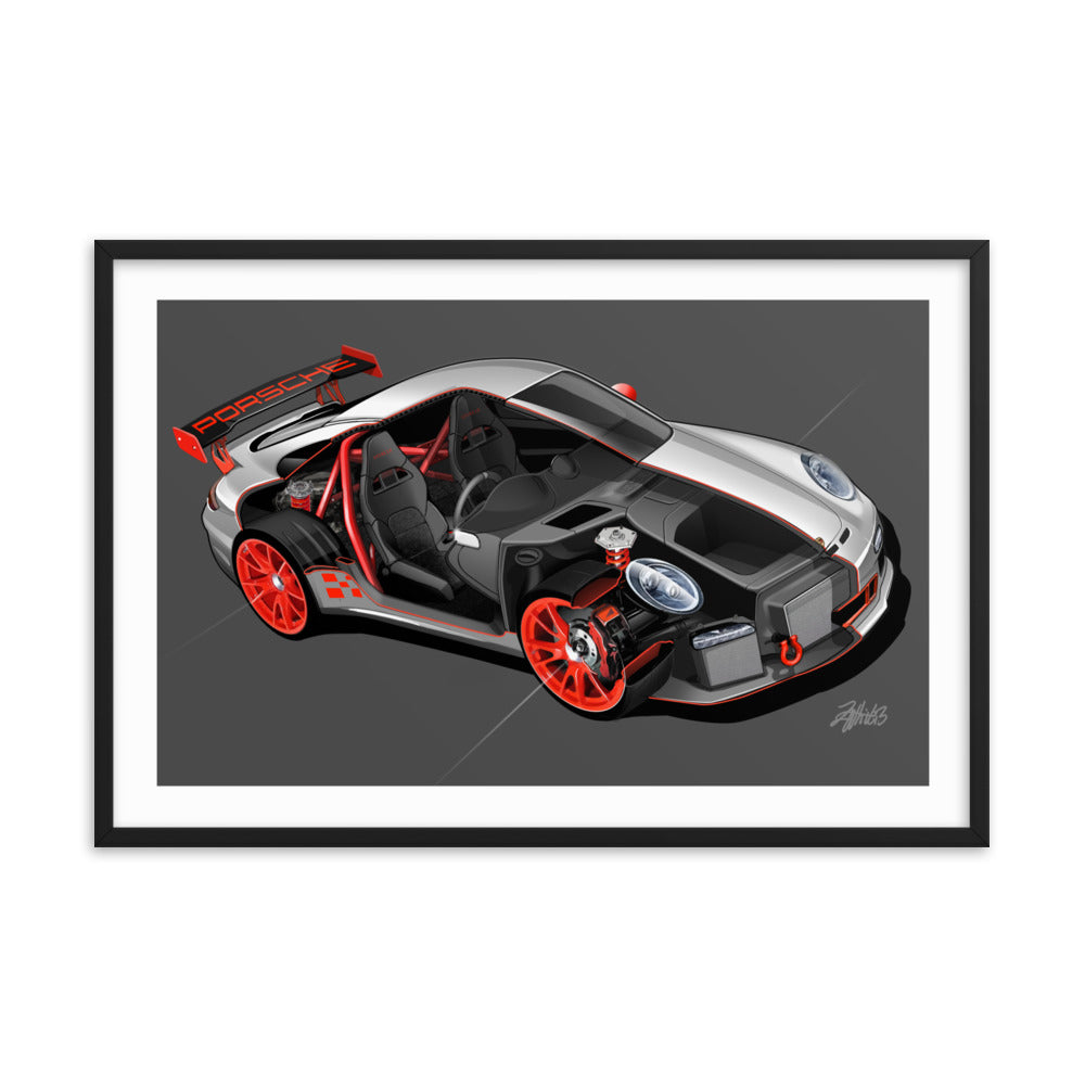 PORSCHE 911 GT3 RS N.02 - CUTAWAY