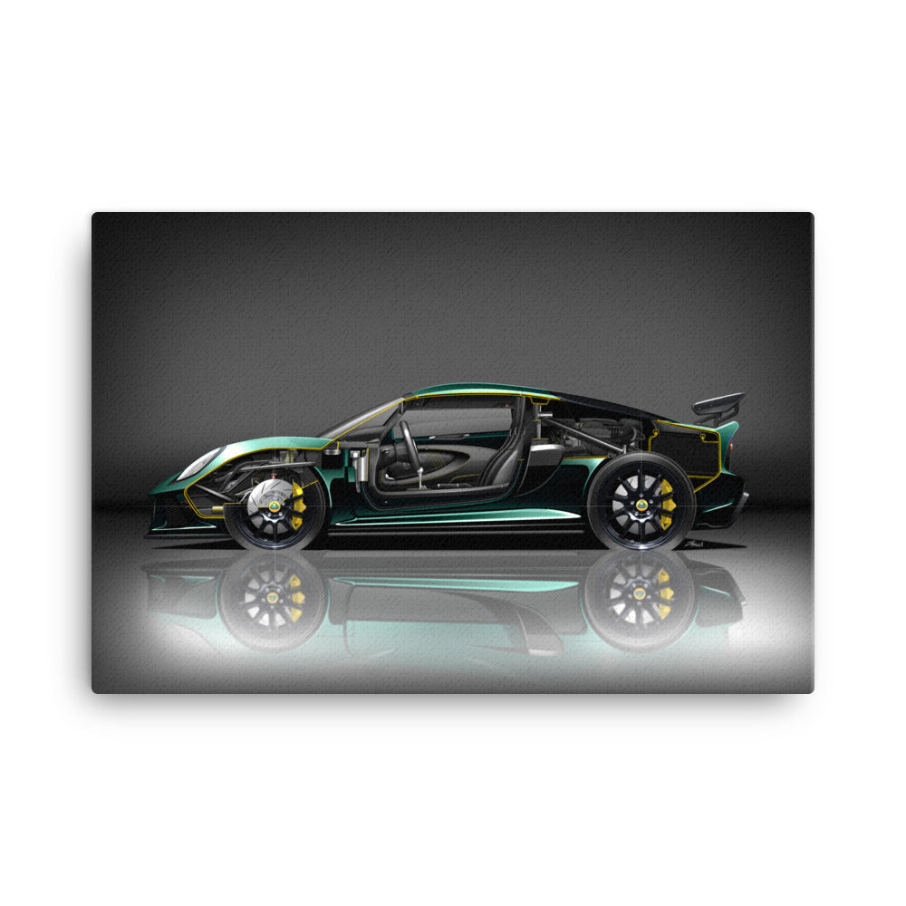 LOTUS EXIGE N.01 - CUTAWAY