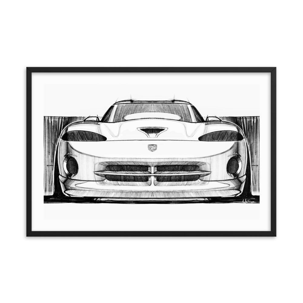 DODGE VIPER GTS Sketch