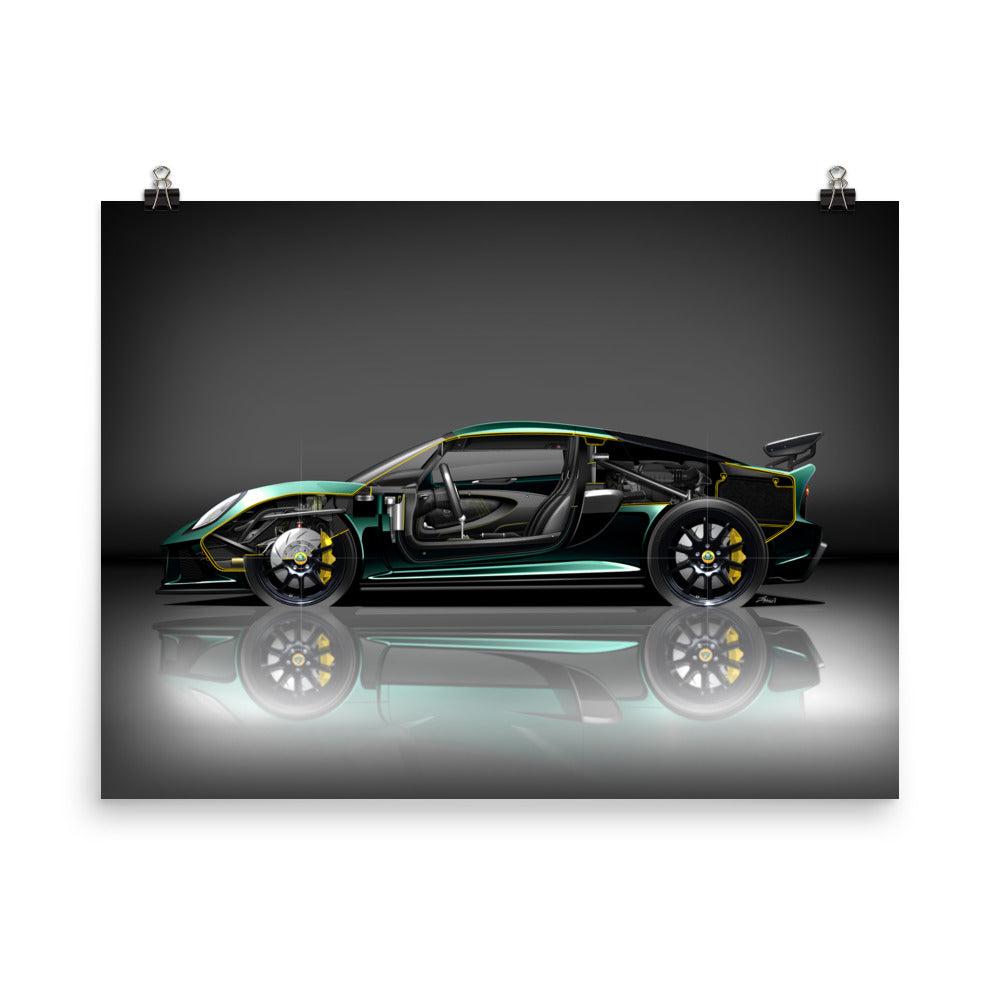 LOTUS EXIGE N.01 - CUTAWAY