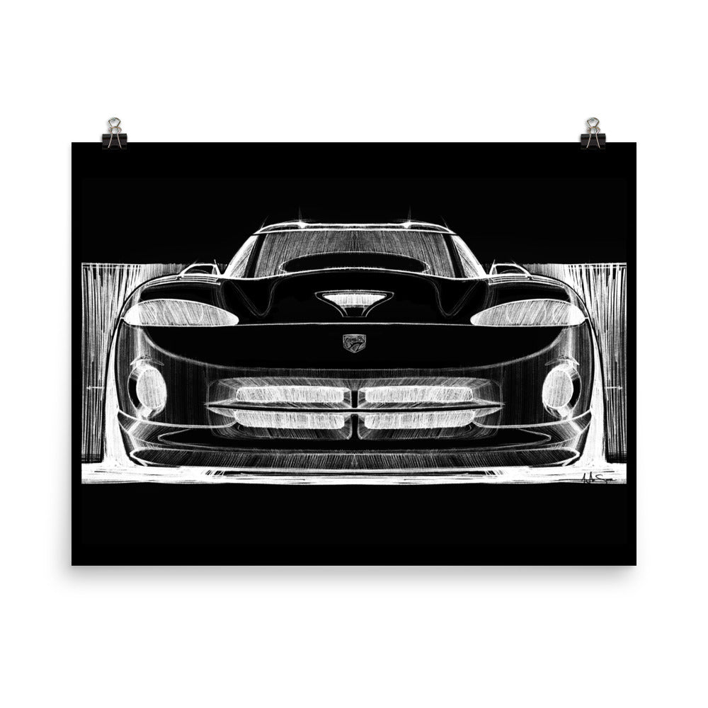 DODGE VIPER GTS Sketch