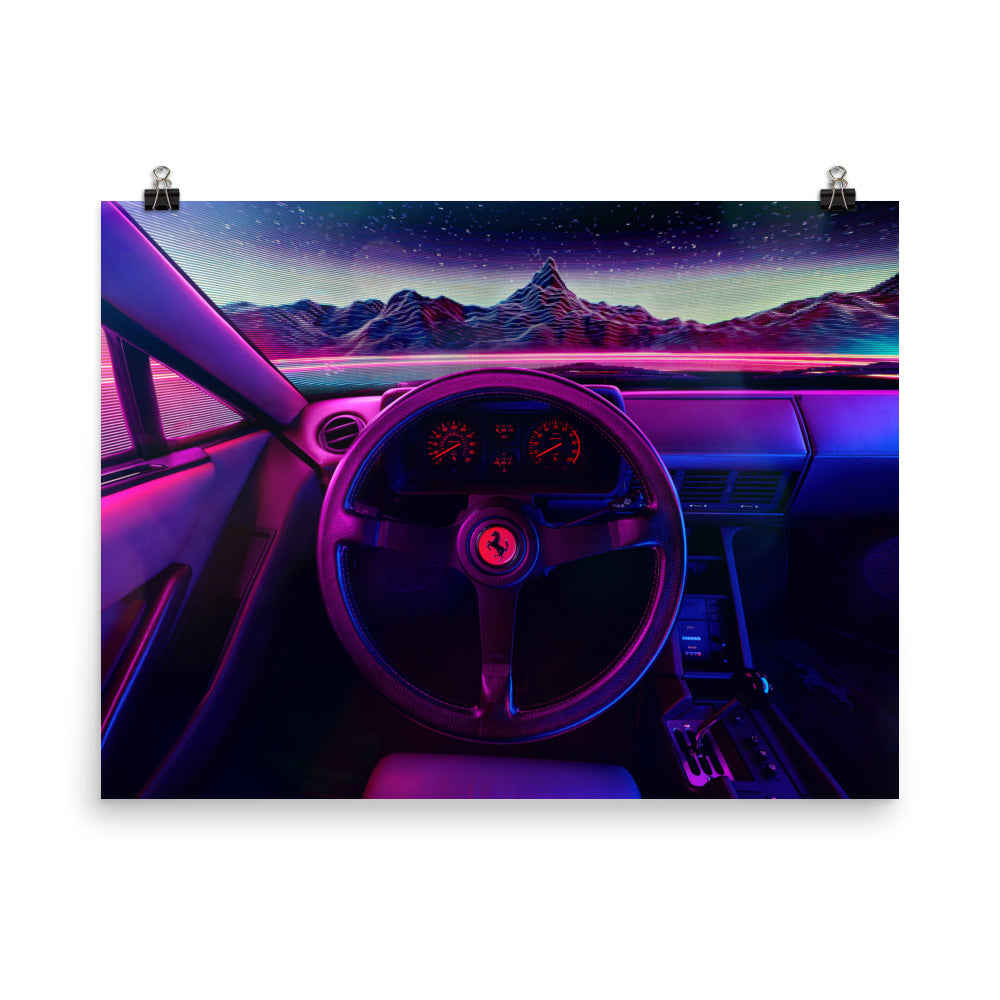 FERRARI TESTAROSSA INTERIOR