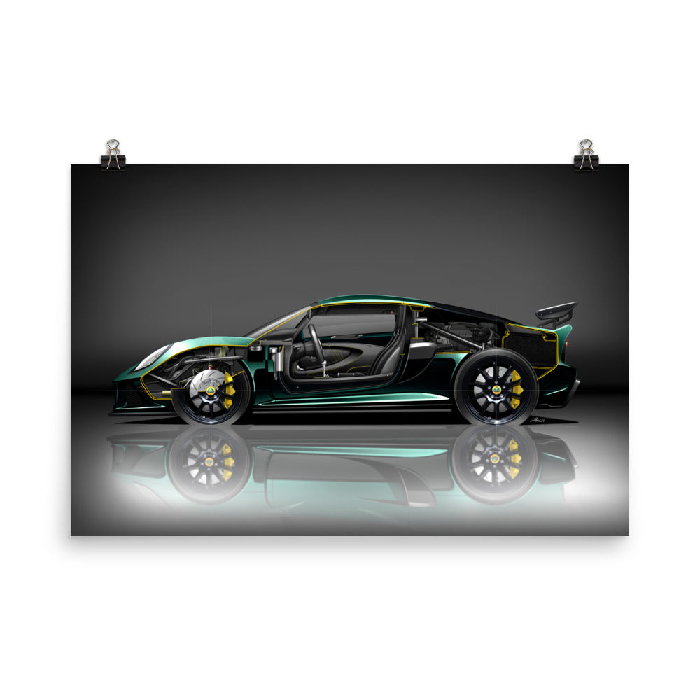 LOTUS EXIGE N.01 - CUTAWAY