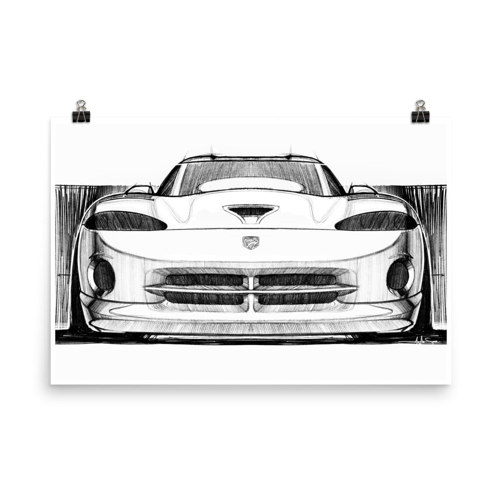 DODGE VIPER GTS Sketch